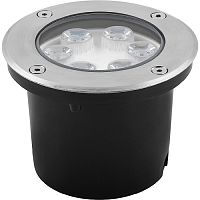 Светильник тротуарный (грунтовый) Feron SP4112 220В 6Вт х6 LED 450Лм RGB IP67 120х120мм картинка 